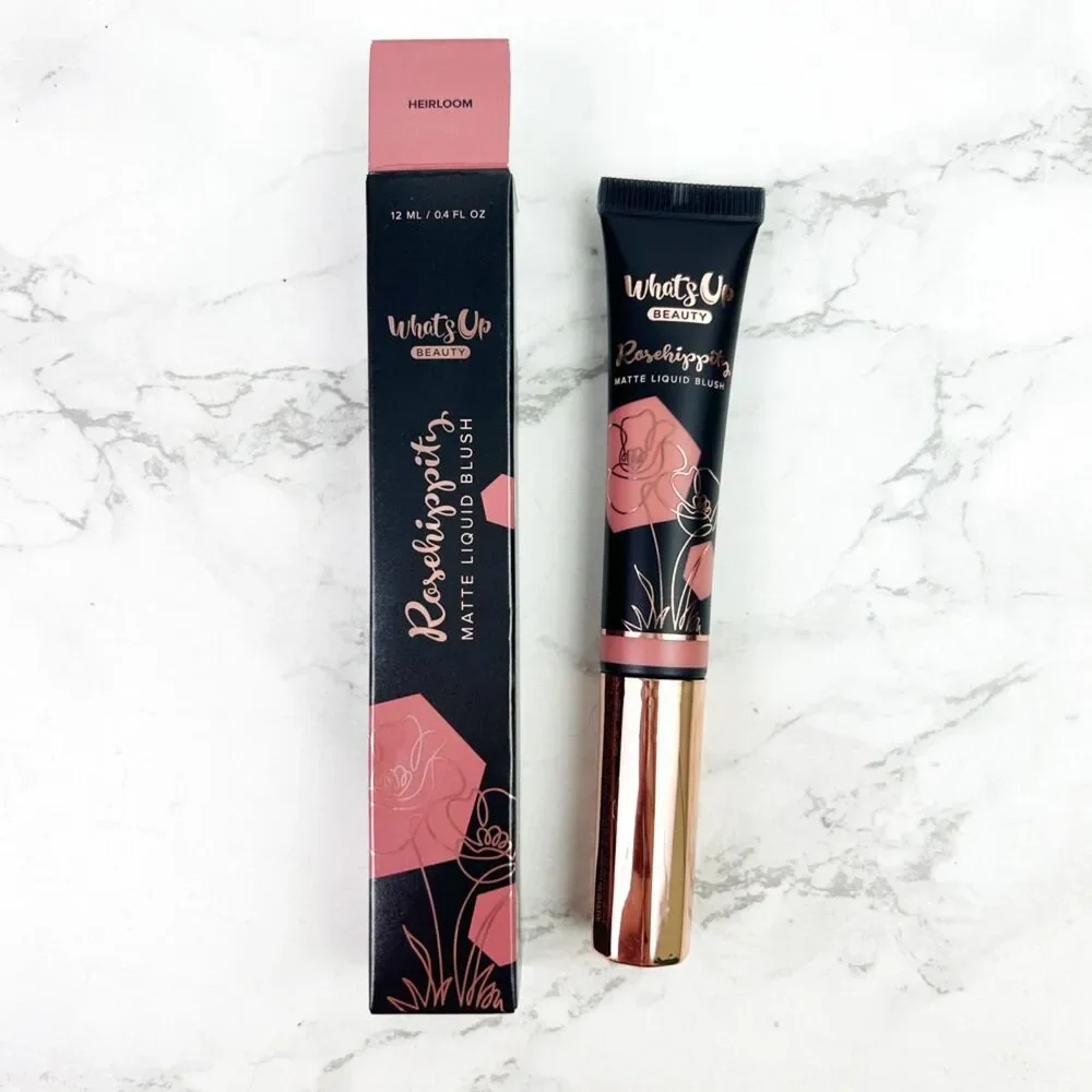 NIB Whats Up Beauty Rosehippity Matte Liquid Blush in Heirloom